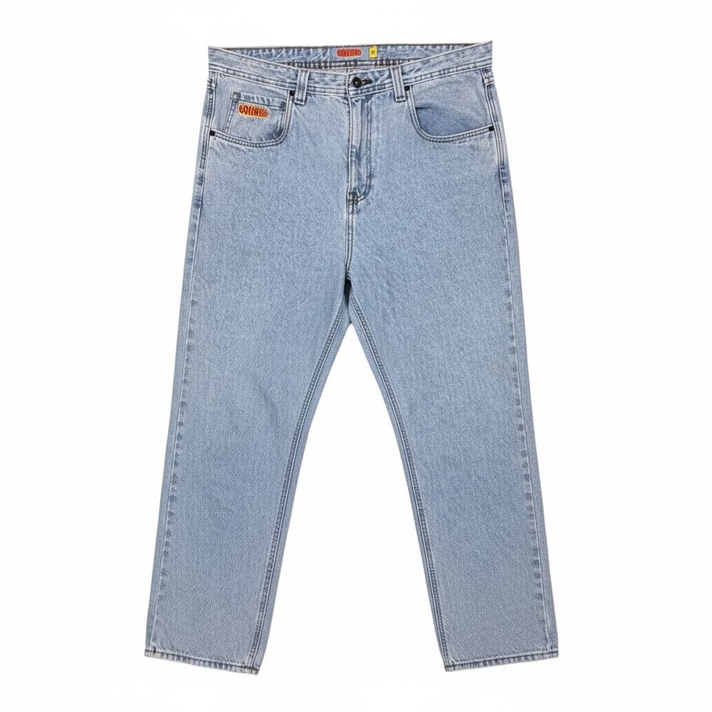 Empyre Jeans Men 36x30 Straight Leg Distressed Denim Skateboard Streetwear Baggy